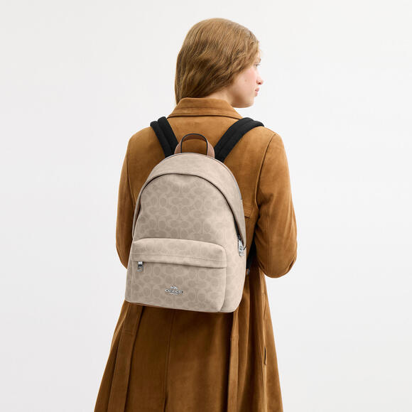 Taylor Small Backpack In Signature Canvas - Picture 2 of 3
